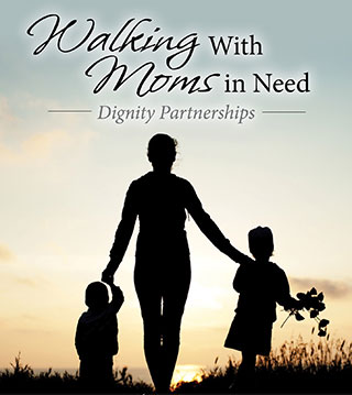 Walking with Mom's in Need
